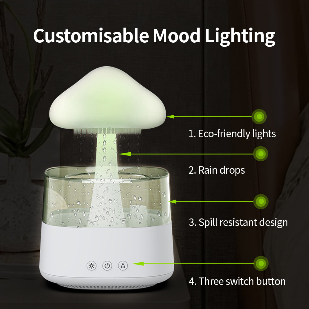 RainMist™  |   Mushroom Rain Water Drop Humidifier