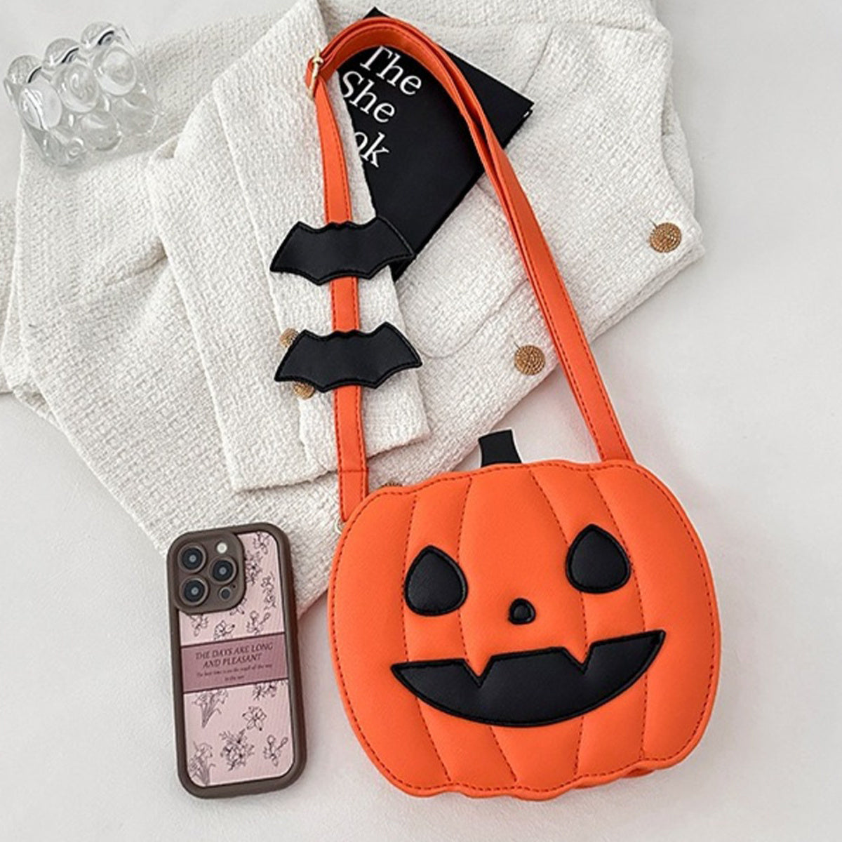 Halloween Pumpkin Crossbody Bag