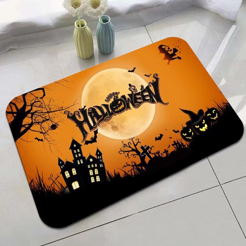 Halloween Bathroom Absorbent Non-slip Mat