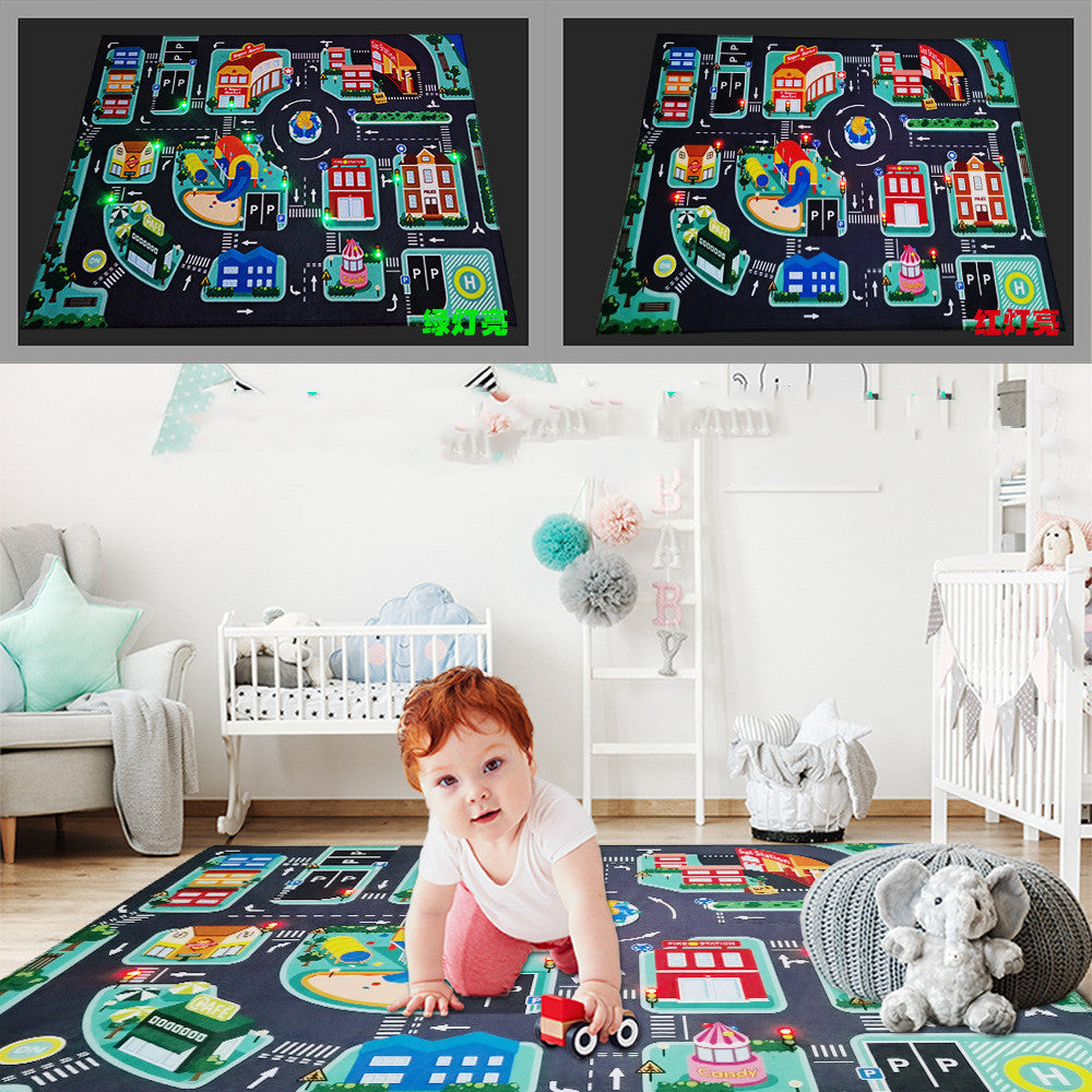 GlowRide™   |    LED Lighter Rode Rugs For Kid Play