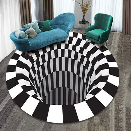 IllusionGlide™  | 3D Vortex Anti-Slip Illusion Rug