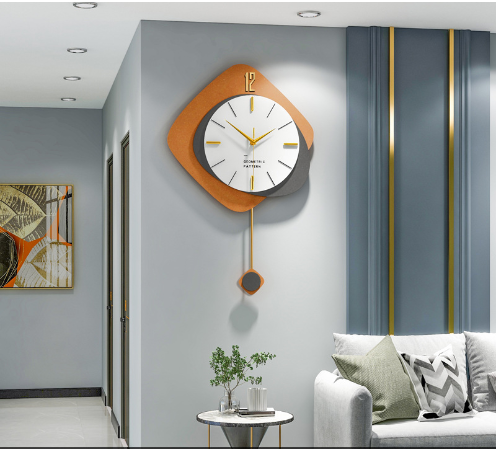 WoodFrameTrend™   |   TimeCraft Wooden Wall Clock Picture Frame