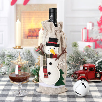 FestiveWrap™   |   Christmas Bottle Cover Holiday Decorations