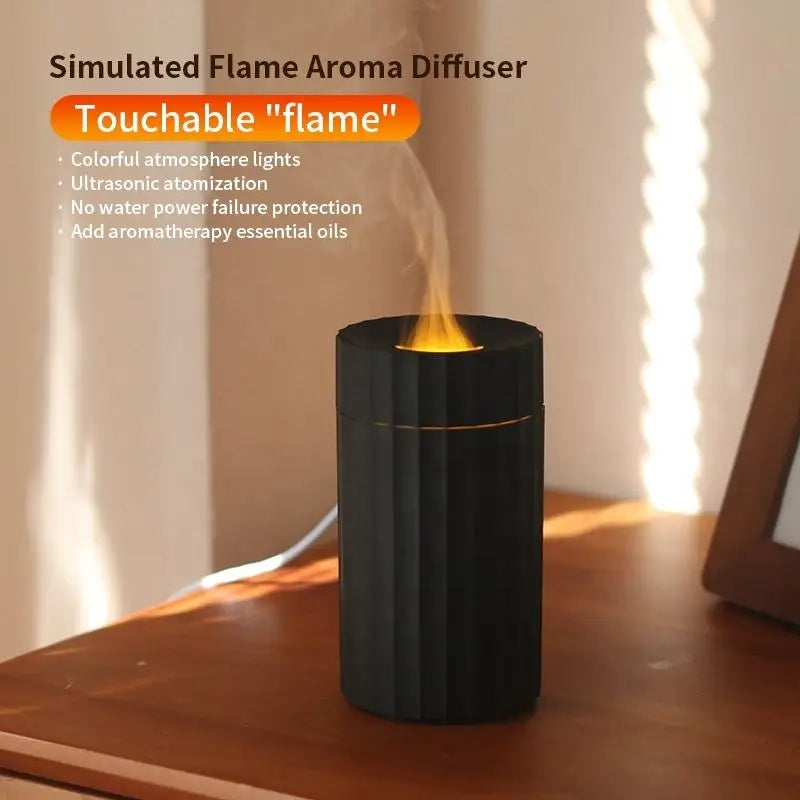 FlameMist™   |  Air Humidifier With Flame Effect Essential Oil
