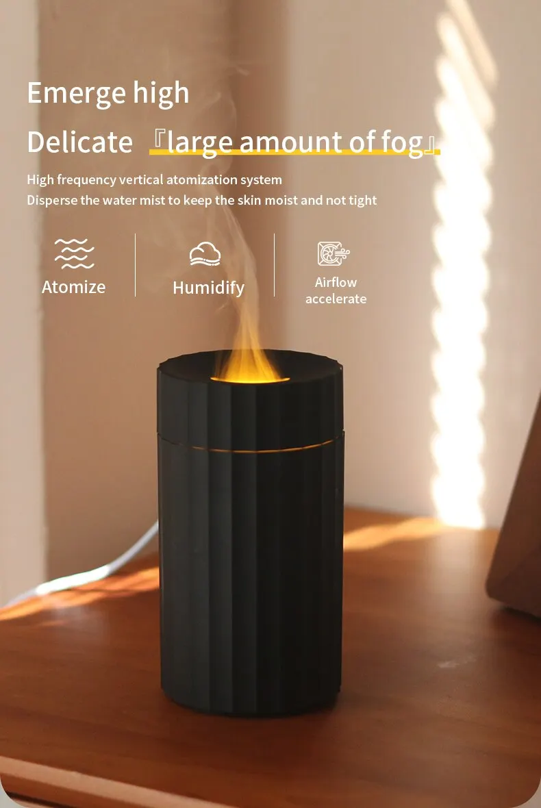 FlameMist™   |  Air Humidifier With Flame Effect Essential Oil