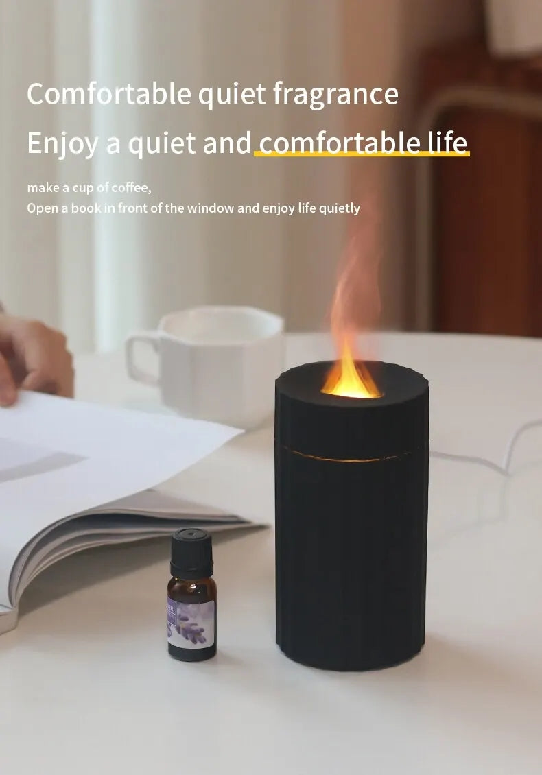 FlameMist™   |  Air Humidifier With Flame Effect Essential Oil