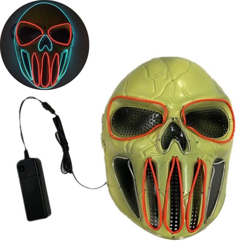 Halloween LED Light Face Mask