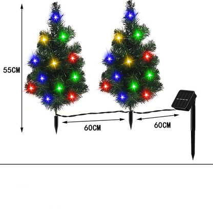 Christmas Garden Solar Tree Lamp Décor