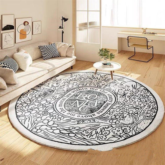 CircleCharm™  |   Round Carpet Large Area Rugs Living Room