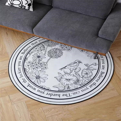 CircleCharm™  |   Round Carpet Large Area Rugs Living Room