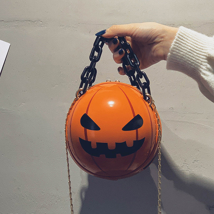 Halloween Cartoon Pumpkin Ball Handbags