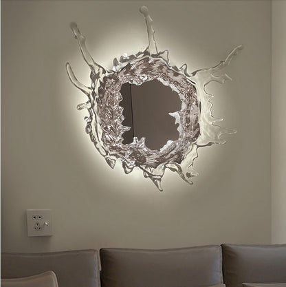 AquaGlow™  |   Creative Water Spray Vanity Mirror Wall Lamp