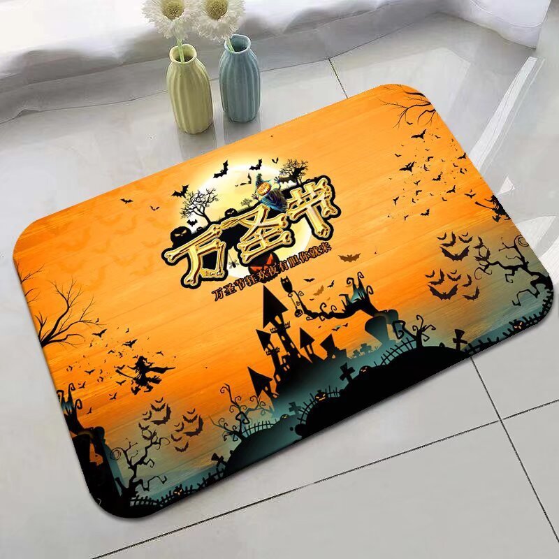 Halloween Bathroom Absorbent Non-slip Mat