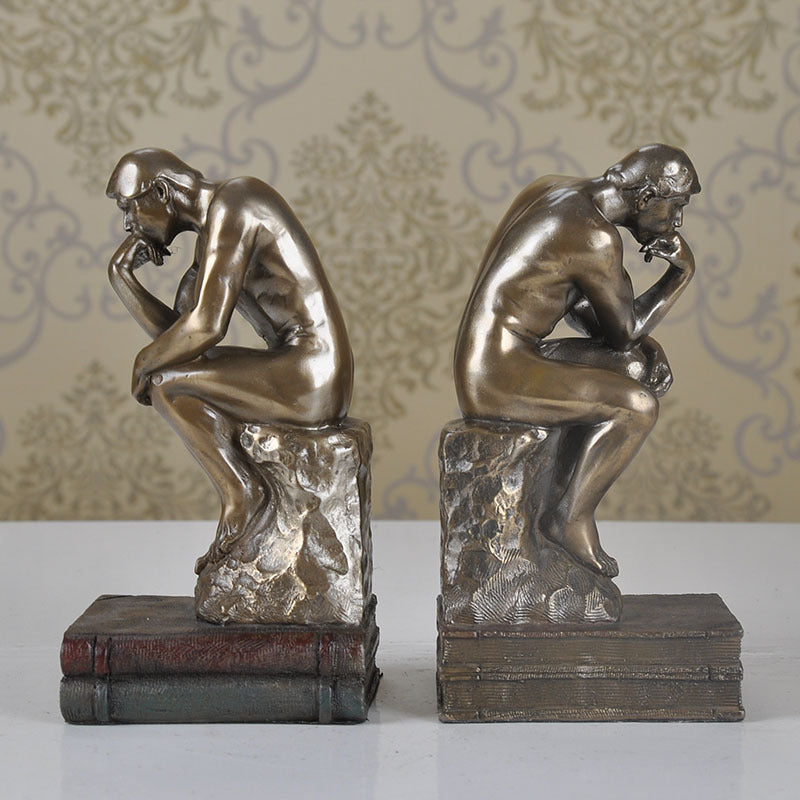 PonderCraft™   |   Thinker Ornaments Bookends