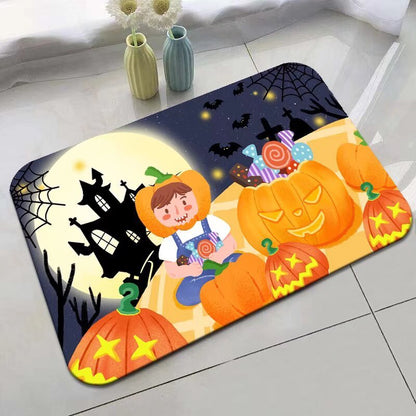 Halloween Bathroom Absorbent Non-slip Mat