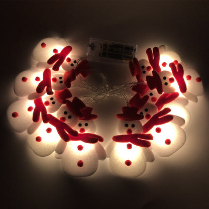 Snowman LED Christmas String Lights Garland