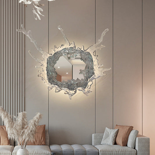 AquaGlow™  |   Creative Water Spray Vanity Mirror Wall Lamp