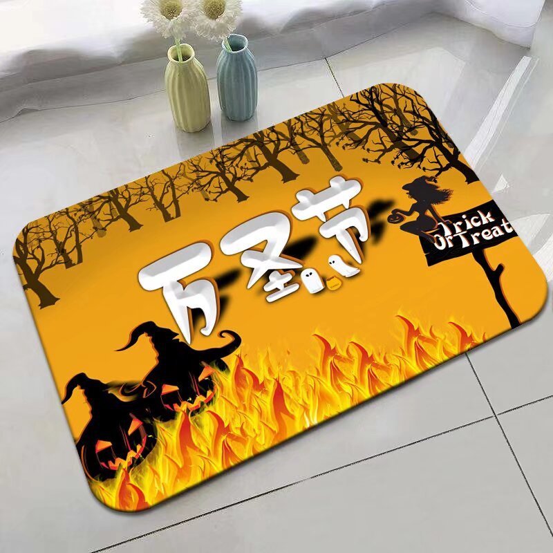 Halloween Bathroom Absorbent Non-slip Mat