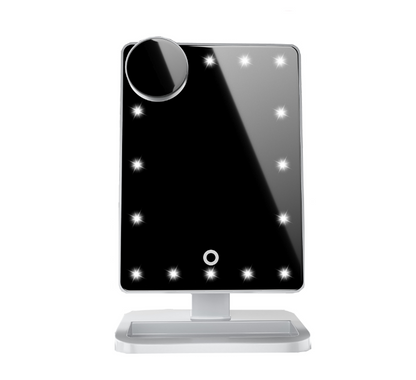 GlowTouch™  |    Touch Screen Makeup Mirror With 20 LED Light