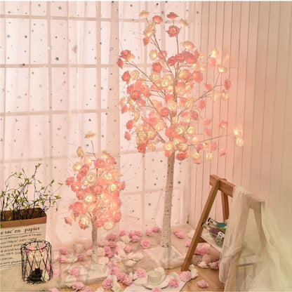 Christmas Rose Shining Tree Lamp