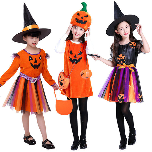 Children's Halloween pumpkin costume