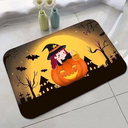 Halloween Bathroom Absorbent Non-slip Mat