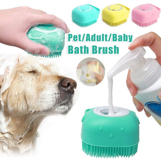 SiliconePaw™  | Pet Silicone Bath Massage Brush