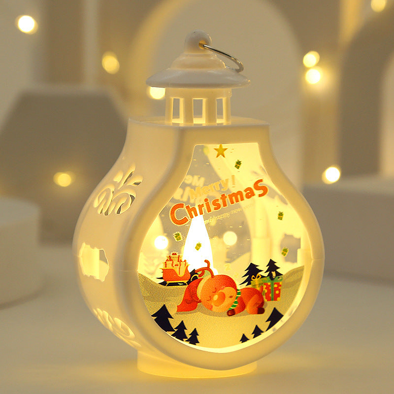 Romantic Christmas Candle Lamp