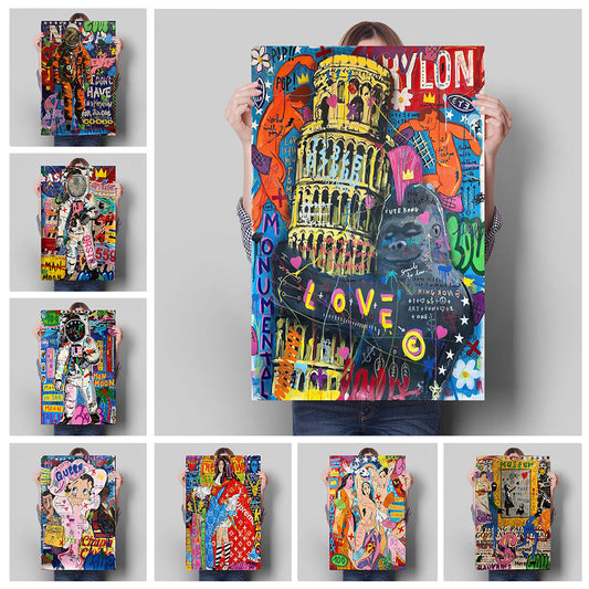 UrbanCanvas™  |   Street Art Graffiti Banks Canvas Painting