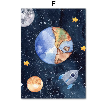 CosmicCanvas™  |   Astronaut Wall Art Canvas Painting