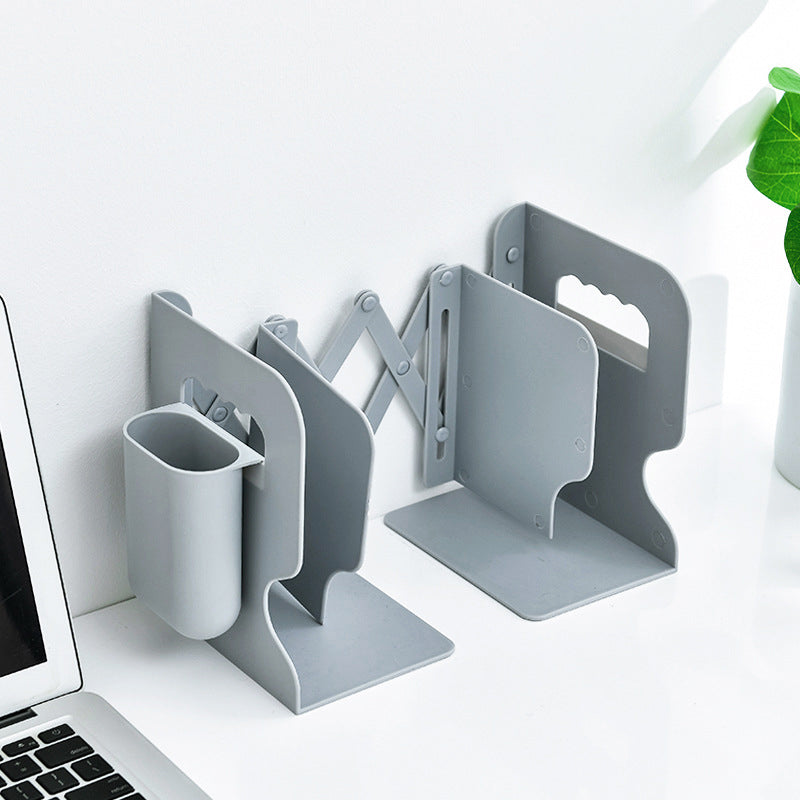 ShelfEase™  |   Retractable Bookends For Shelves Book