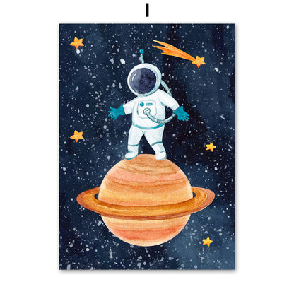 CosmicCanvas™  |   Astronaut Wall Art Canvas Painting