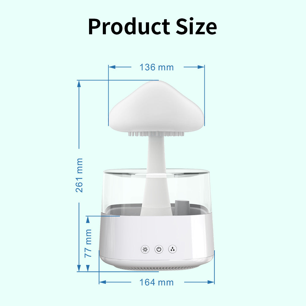 RainMist™  |   Mushroom Rain Water Drop Humidifier