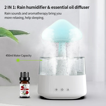 RainMist™  |   Mushroom Rain Water Drop Humidifier