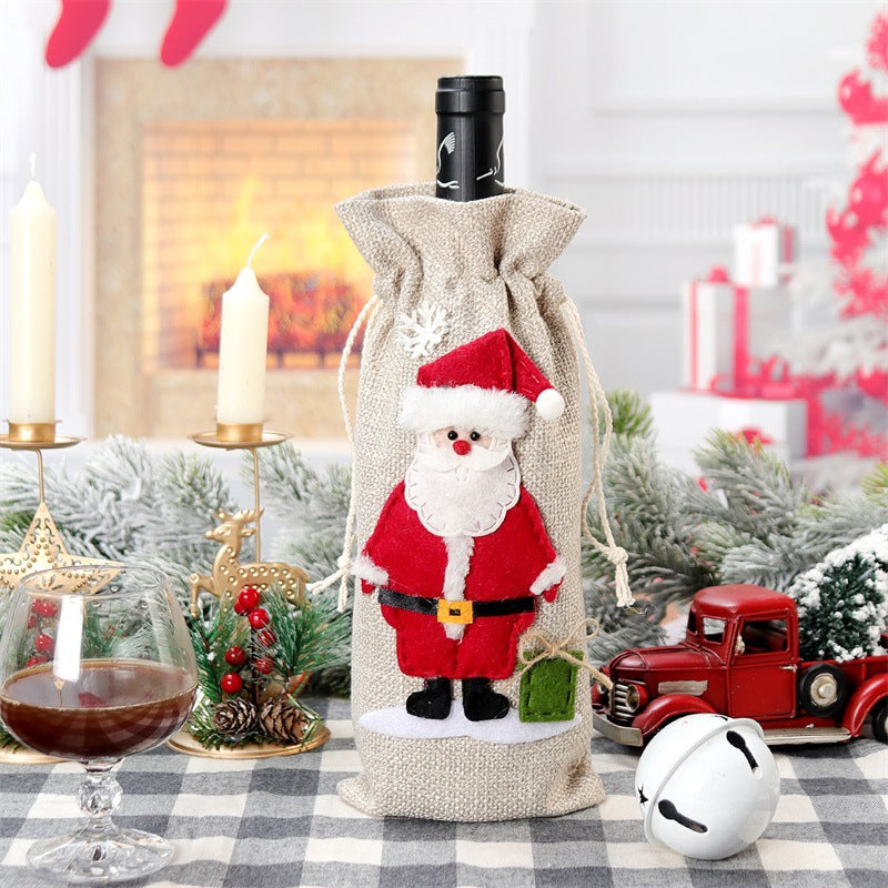 FestiveWrap™   |   Christmas Bottle Cover Holiday Decorations