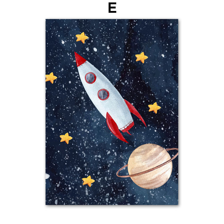 CosmicCanvas™  |   Astronaut Wall Art Canvas Painting