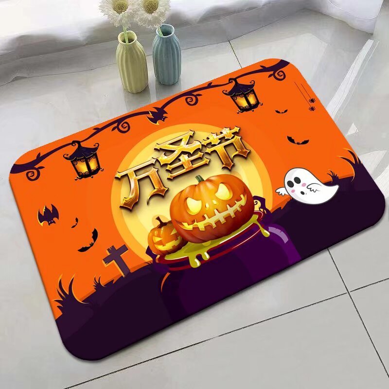 Halloween Bathroom Absorbent Non-slip Mat