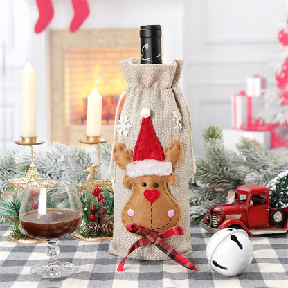 FestiveWrap™   |   Christmas Bottle Cover Holiday Decorations